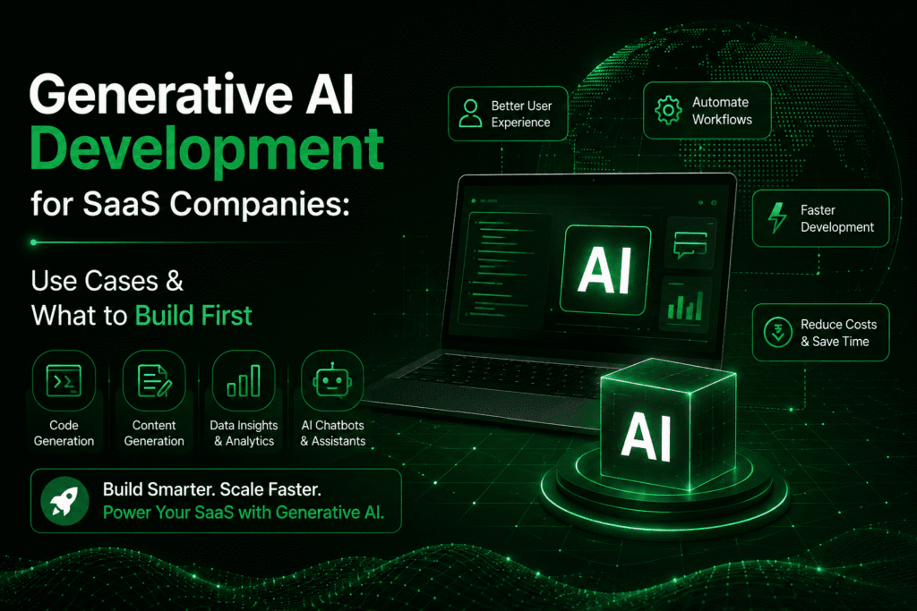 Generative AI Development for SaaS Companies: Use Cases & What to Build First