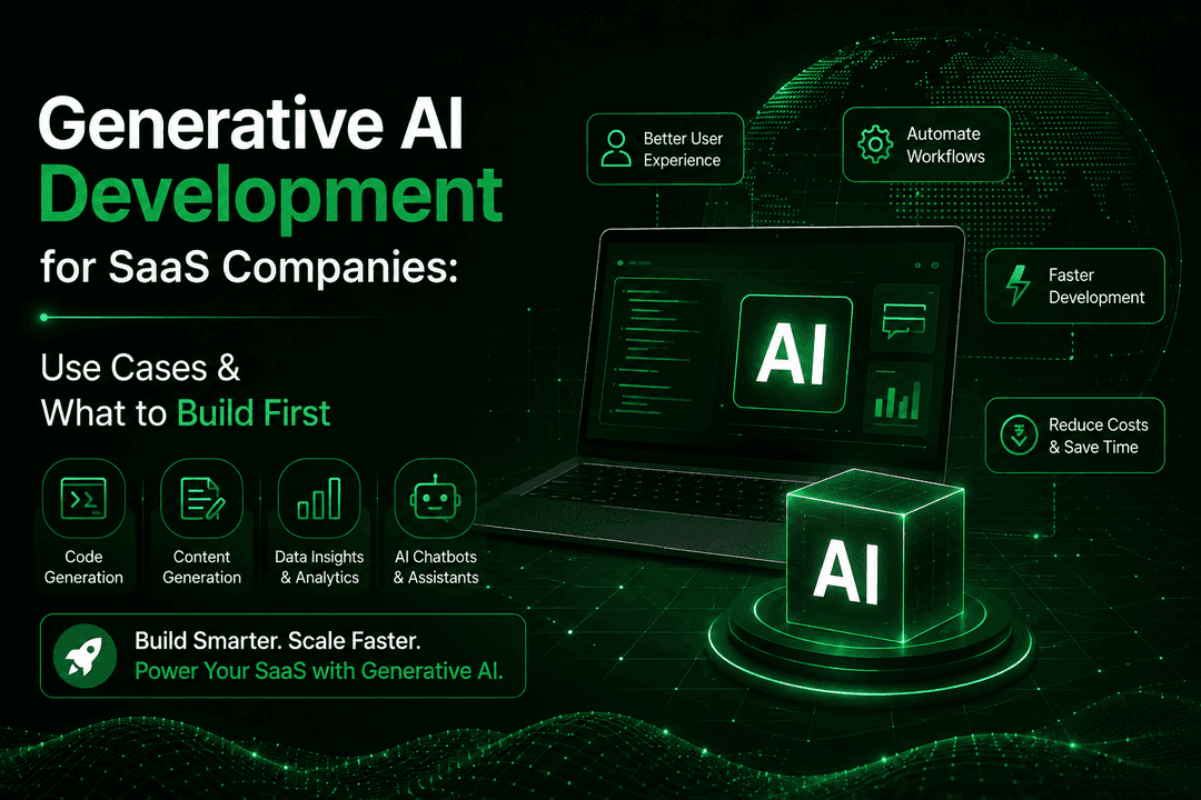 Generative AI Development for SaaS Companies: Use Cases & What to Build First