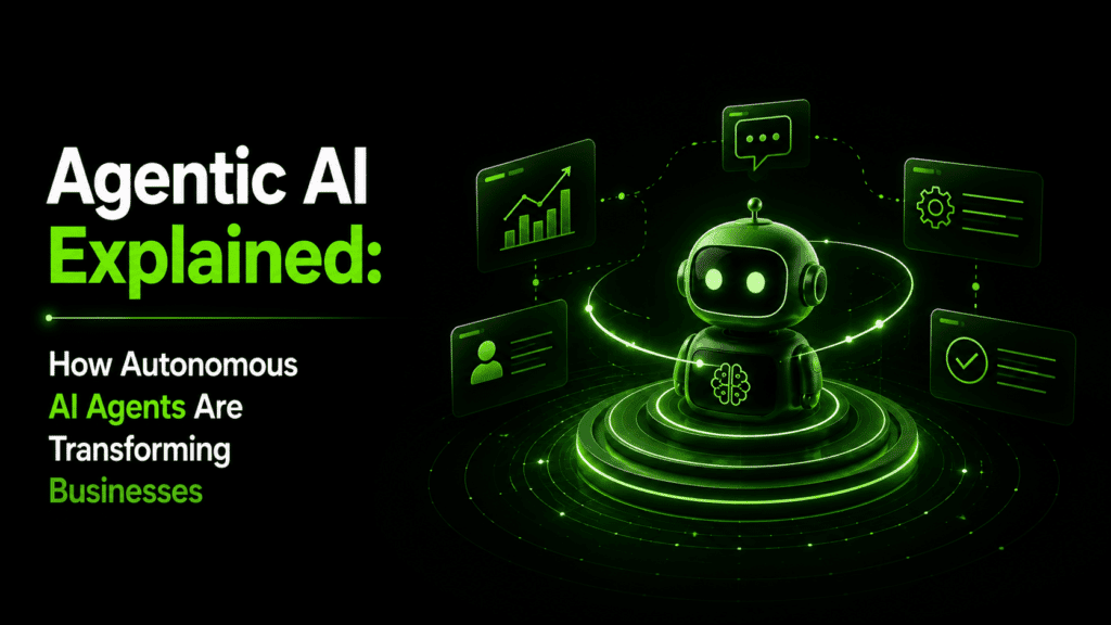 Agentic AI Explained: How Autonomous AI Agents Are Transforming Businesses