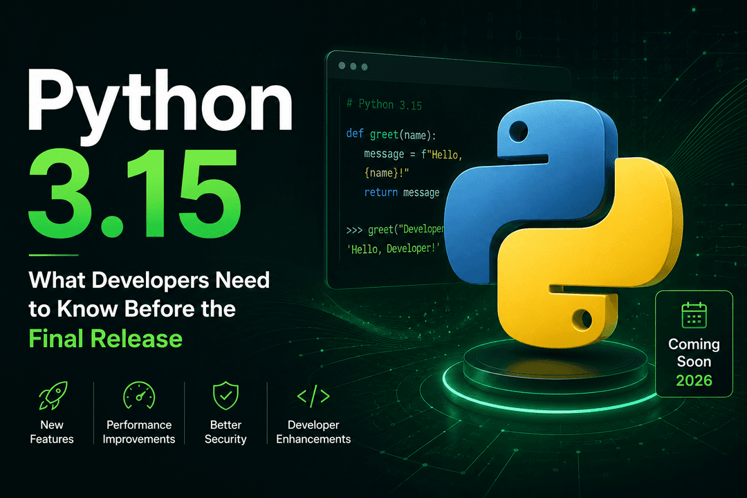 Python 3.15: What Developers Need to Know Before the Final Release