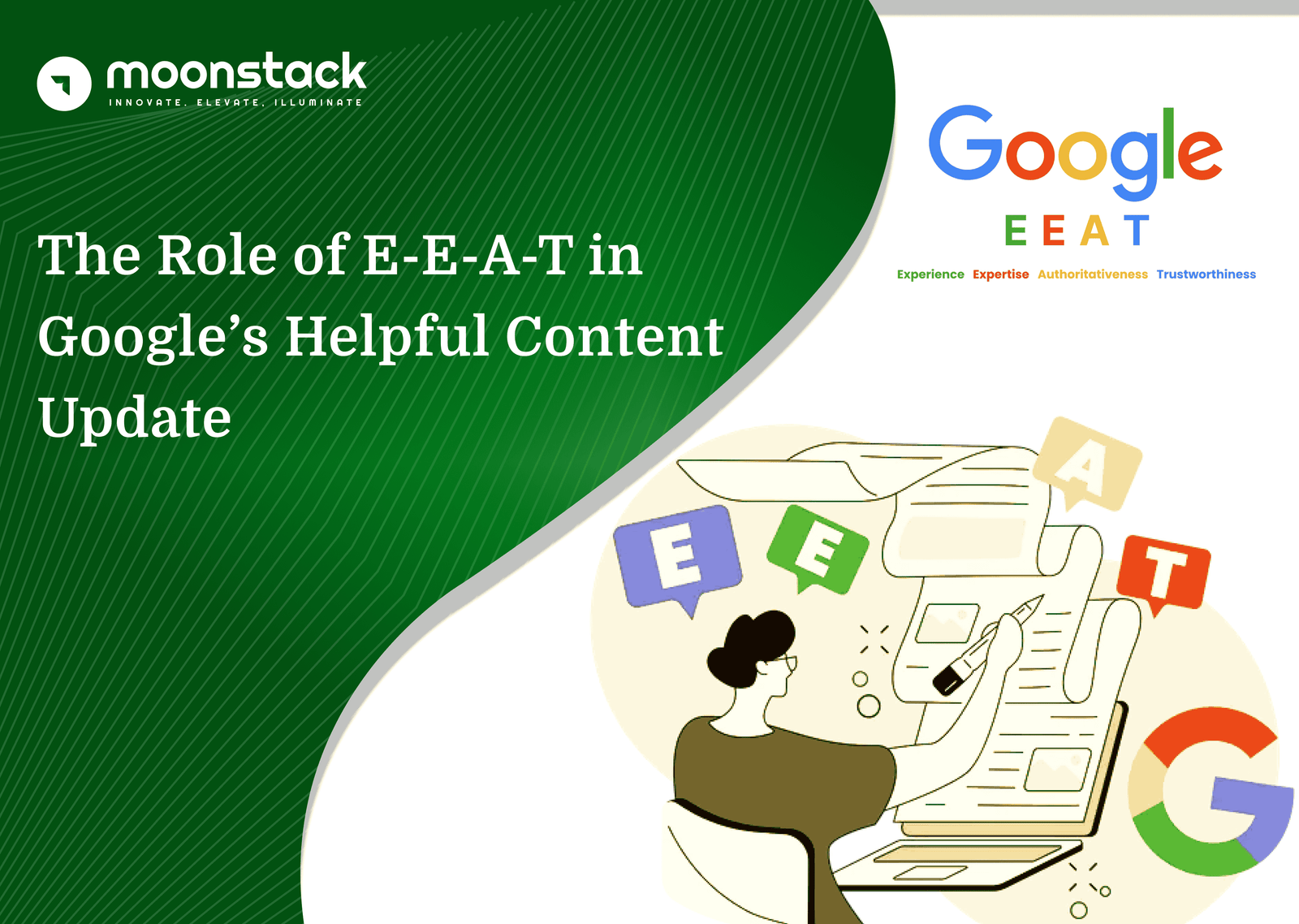 The Role of E-E-A-T in Google’s Helpful Content Update-moonstack.co